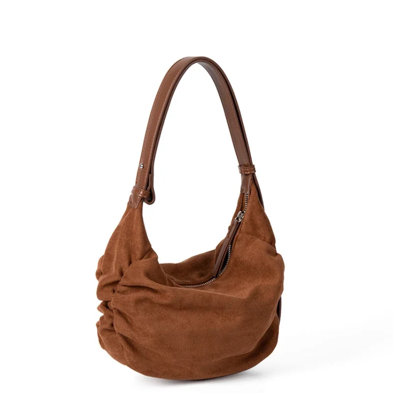 Нишевые дизайнерские женские сумки-тоут из искусственной замши на молнии