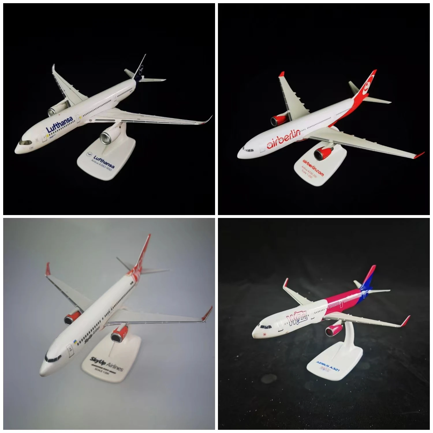 

ABS Plastic Assembled Airplane Model Plane Germany Lufthansa Airbus A350 Ukraine B737 Wizz A321 Berlin A330 Aircraft Assembly