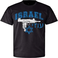 israel uzi mp machine gun 9 x 9 mm men t shirt short sleeve casual 100 cotton o neck summer tees