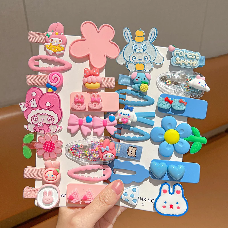 

Клипса для волос Sanrio My Melody Cinnamoroll, 14 шт./комплект