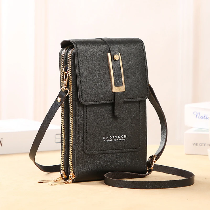 Women Bags Soft Leather Wallets Touch Screen Cell Phone Purse Crossbody Shoulder Strap Handbag for Female  Women's Bags
