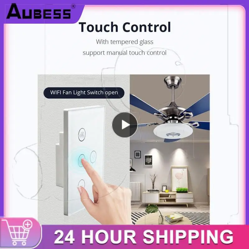 

Us Wall Light Fan Control App Control Timing Wall Light Us Fan Switch Wireless Remote Control Remote Various Speed Control Tuya