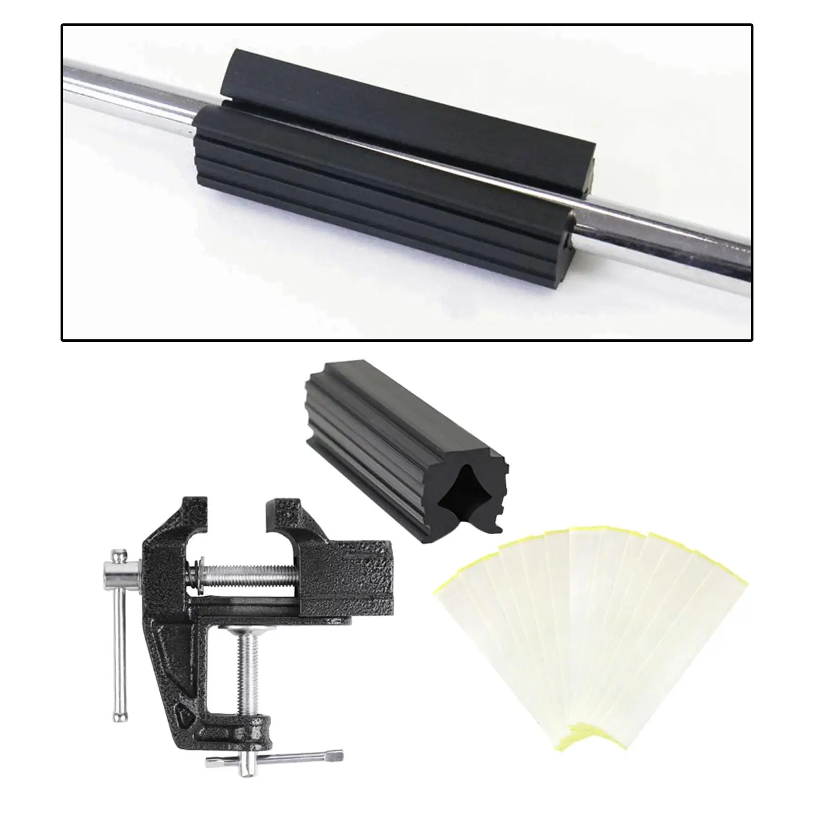 Club Grip Vise Clamp Fixtures Tool Set Golf Club Regripping 