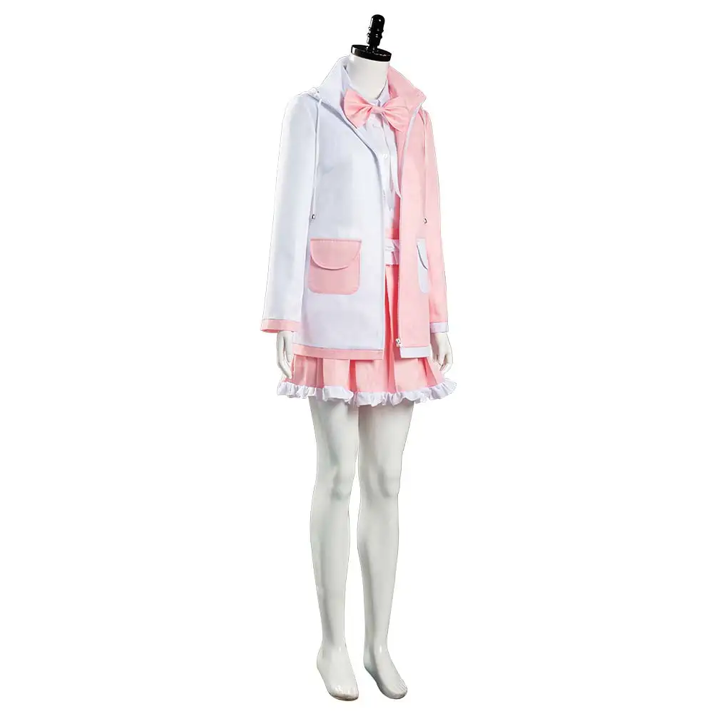Danganronpa Monomi Cosplay Costume School Uniform Skirt Dress Outfits Halloween Carnival Suit | Тематическая одежда и