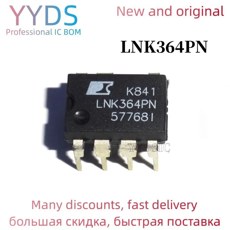 Новый и оригинальный IC 10 шт. LNK364PN DIP7 LNK364P DIP LNK364 364PN DIP-7