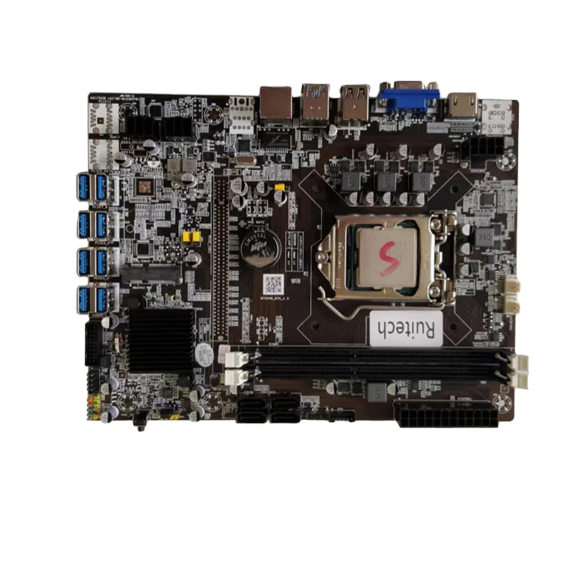

B75 8USB LGA1155 pin B75 8 card motherboard 1.1 with CPU motherboard