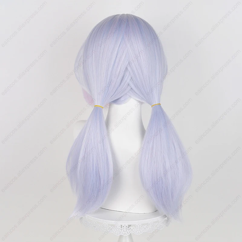 Женский парик для косплея Sigewinne длинный 55 см блестящий розовый пушистый с