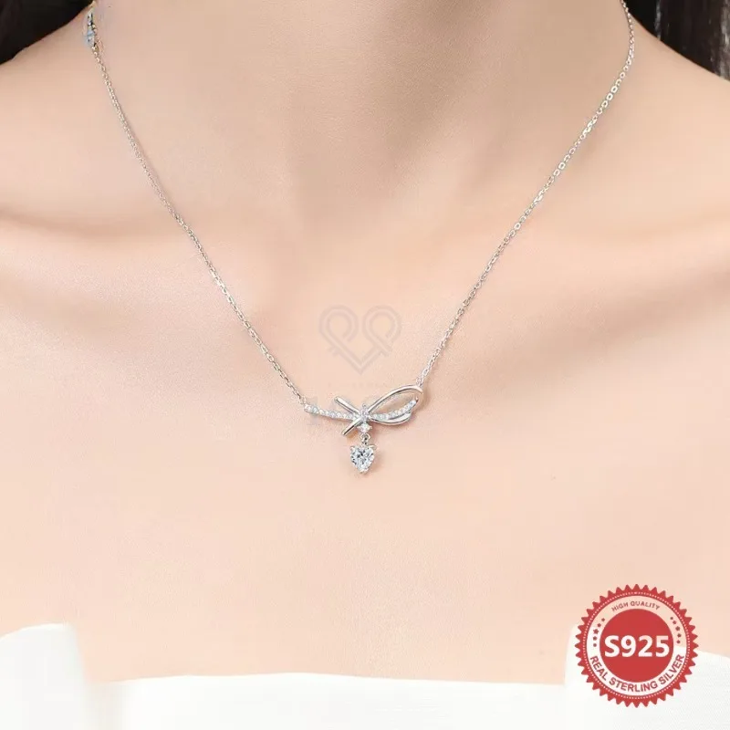 Высококачественное оригинальное ожерелье из стерлингового серебра S925 ювелирный