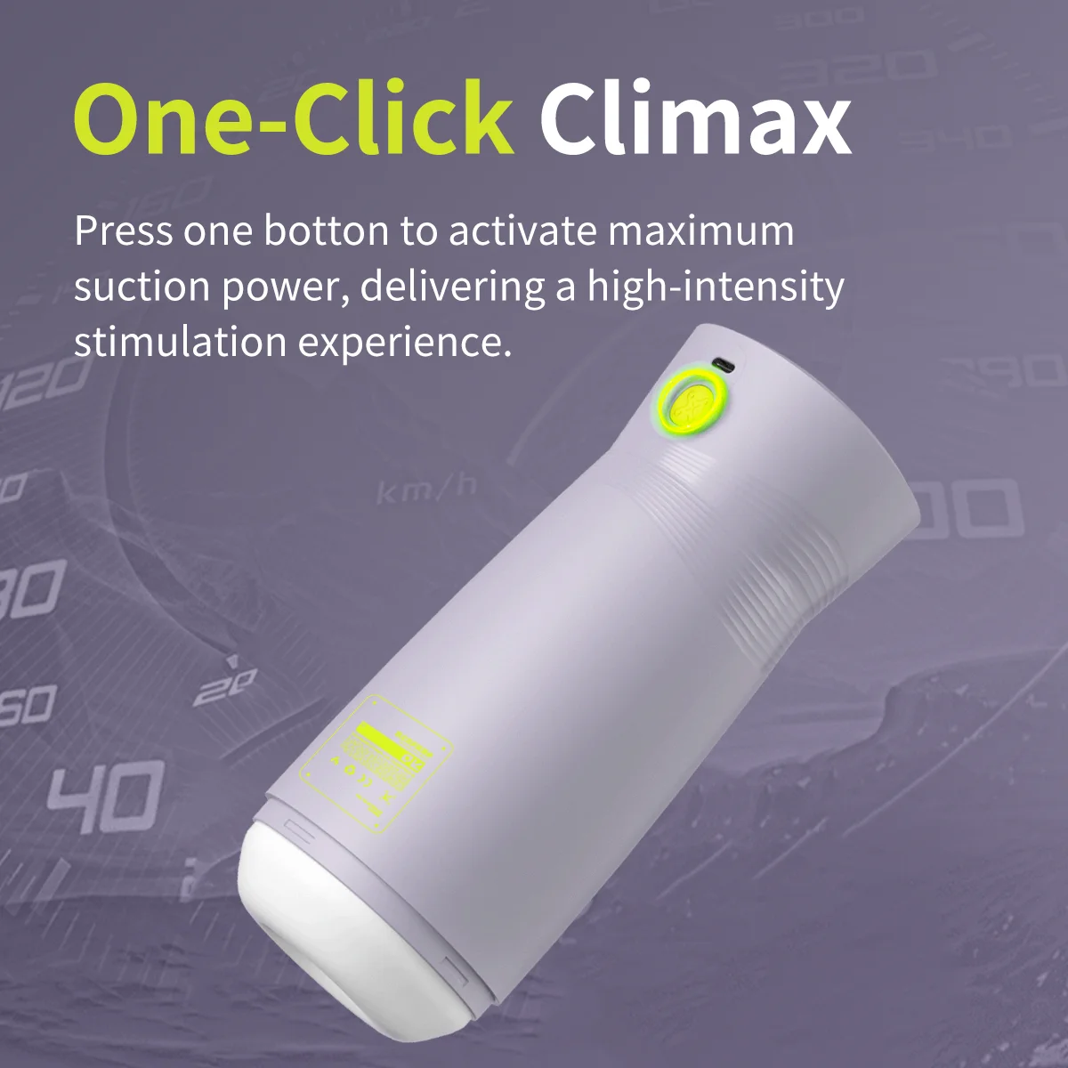 Электронная пневматическая чашка для мастурбации Jissbon