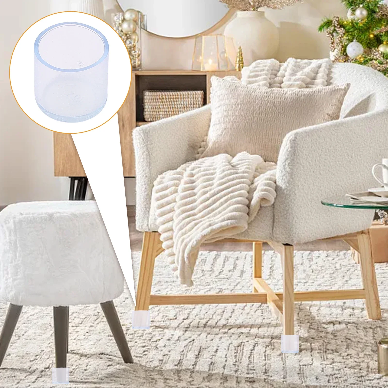 Чехлы на ножки стула чехлы стола защитные для ножек деревянная мебель кухонная