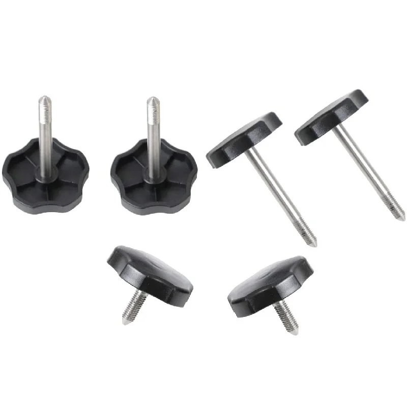 

4/6Pcs Soft Top Window Frame Door Surround Knob Screw Bolt Set With Pin Compatible For 2007-2018 Jeep Wrangler JK 4-Door