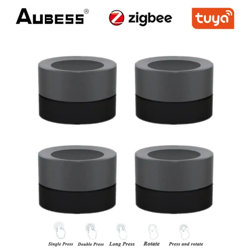 

Умный выключатель Aubess Tuya ZigBee, беспроводной дистанционный переключатель для умного дома, работает от приложения Tuya Smart Life