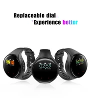 w01 2 in 1 smart watch men earbuds bluetooth compatible 5 0 earphones smartwatch music sports for exercise run for android ios