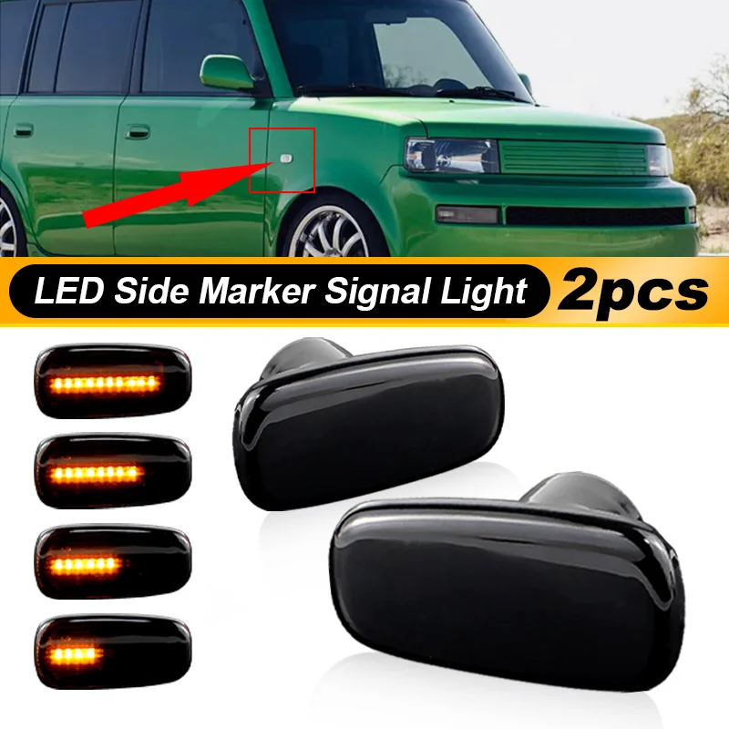 2 шт. динамический Янтарный поворотник для Toyota Prius Kluger Wish RAV4 Altezza Crown Land Cruiser Isis Lexus