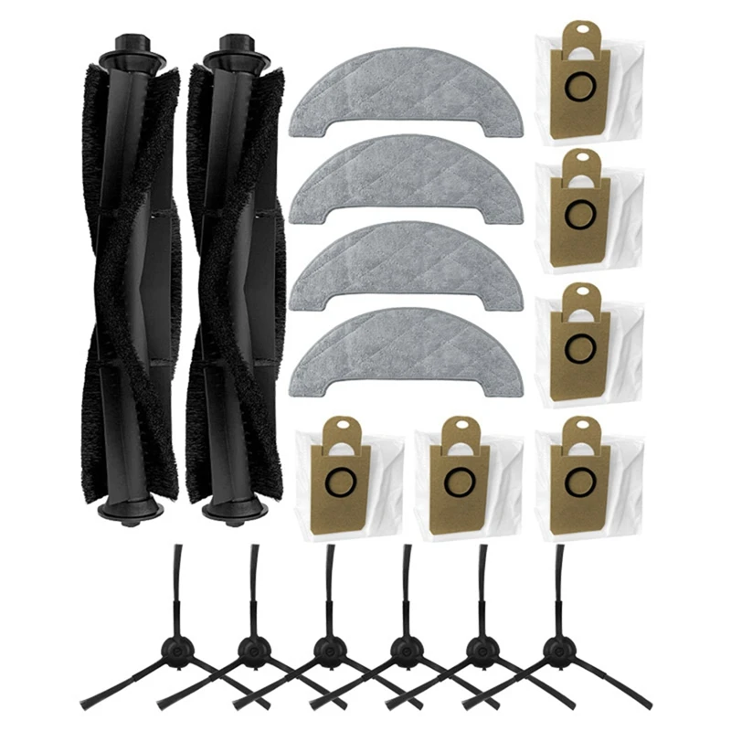 

Top Deals For Xiaomi Viomi S9 Vacuum Cleaner Accessories Main Side Brush Mop Cloth Dust Bag Robot Vacuum Replacement