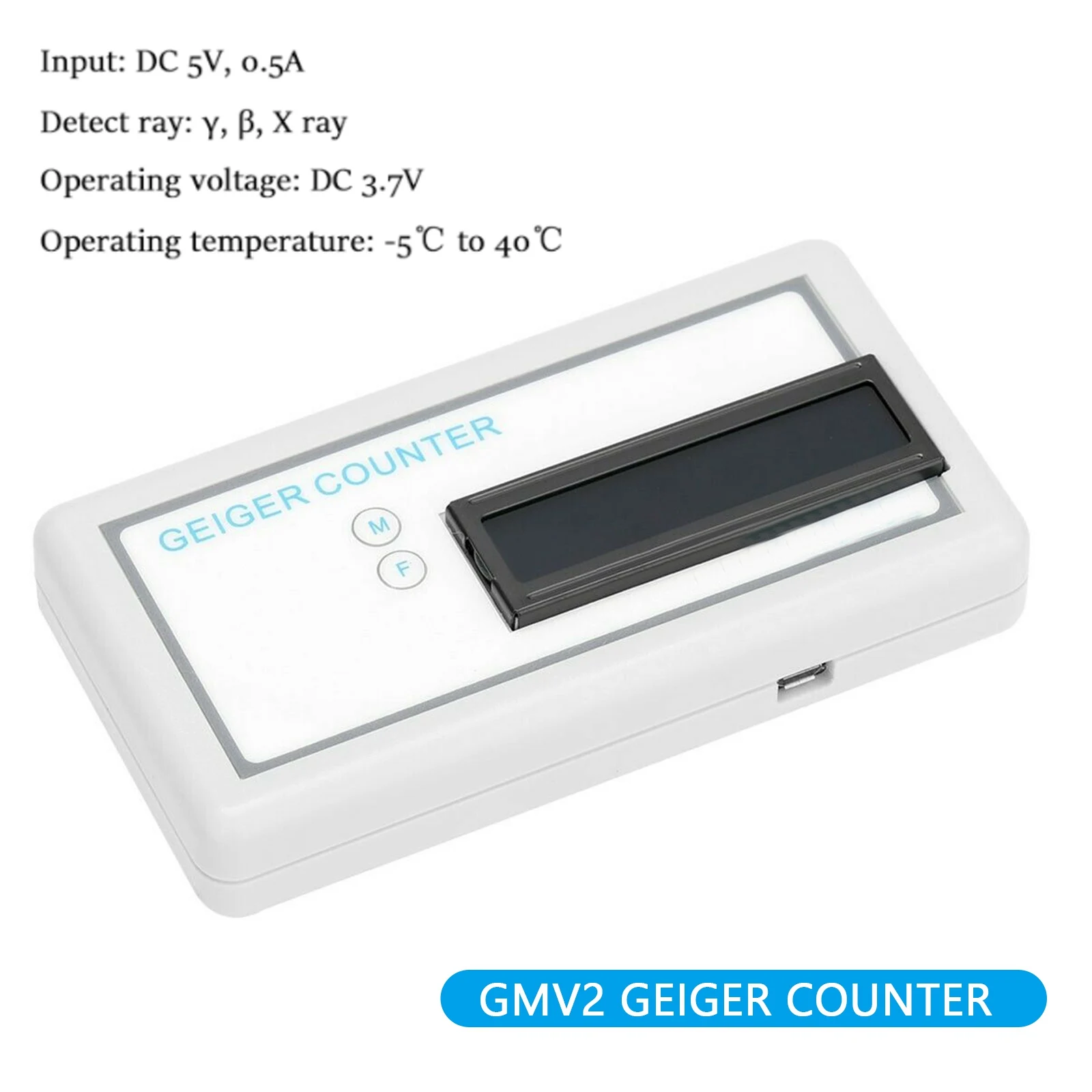 

GMV2 Portable Handle Geiger Counter Assembled Nuclear Radiation Detector Î³ Î² X