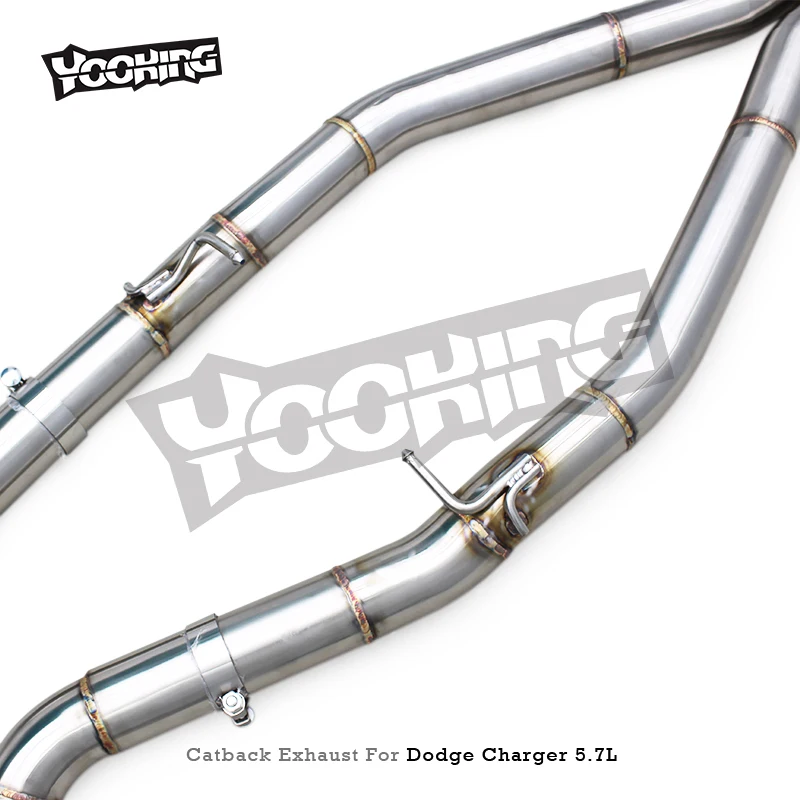 Фото Выхлопная система с клапанами Custom Valved Catback для Dodge Charger/Challenger V8 5.7L 2009-2014, трубы из SUS304, система Valvetronic №3