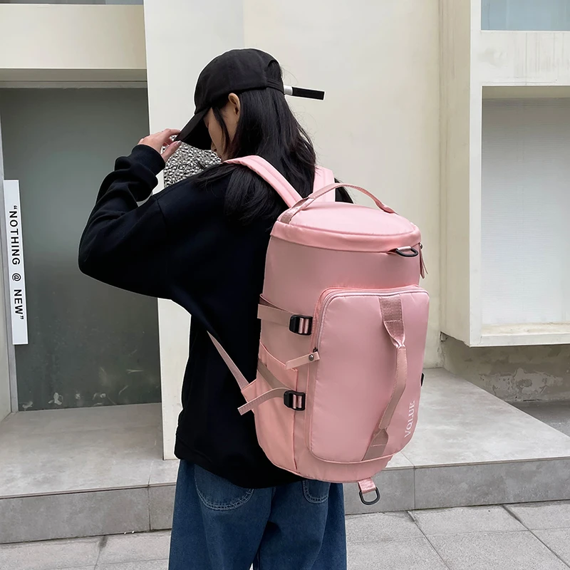 Hand Travel Bag Fitness Bag Duffel Bag Swimming Business Trip Waterproof Independent Shoes Position For Boarding Backpack M603