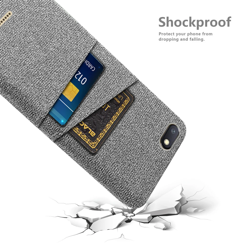 

Wallet Case For Xiaomi Redmi 6A Case Redmi 6 Cover Luxury Fabric Dual Card Phone Cover For Coque Xiaomi Redmi 6A 6 A a6 Funda