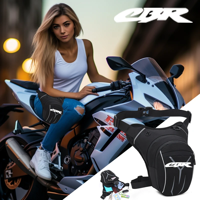 

For Honda CBR 125R 600 650F/R 1100XX 1000F cbr 600 954 1000 RR 900RR Motorcycle Waterproof Drop Waist Leg Bag Thigh Belt Hip Bum