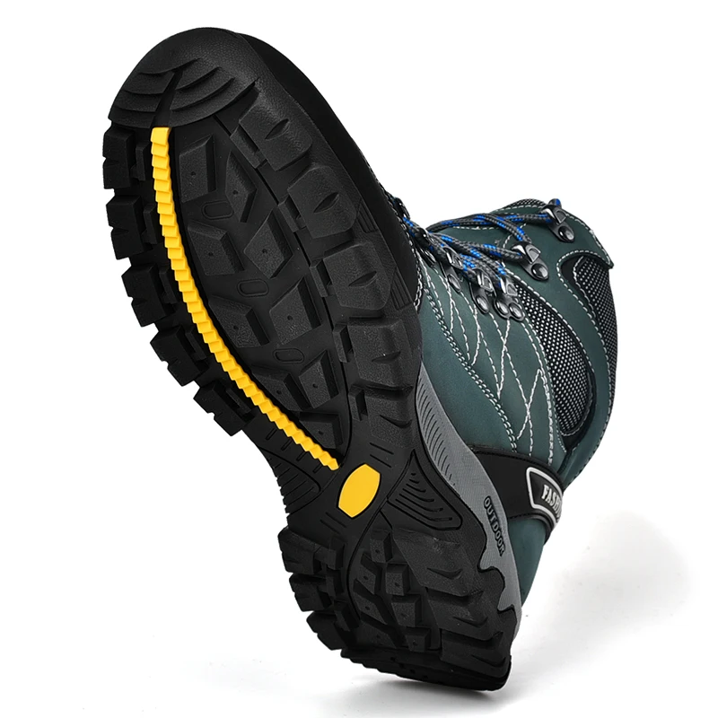 HIKEUP Men Winter Boots Waterproof High-Top Hiking Shoe Men's Walking Shoes Outdoor Shoes For Men With Free Shipping