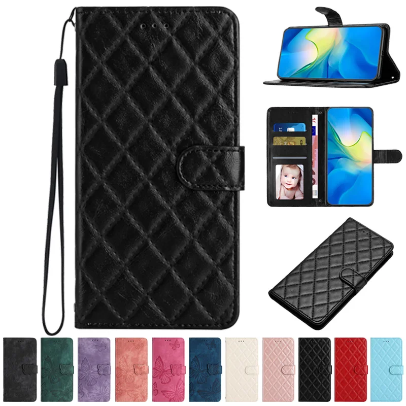 

Fashion Magnetic Flip Etui For TCL 40 SE Wallet Leather Phone Case Cover For TCL 403 405 406 408 Skin Feel Card Slot Back Cover