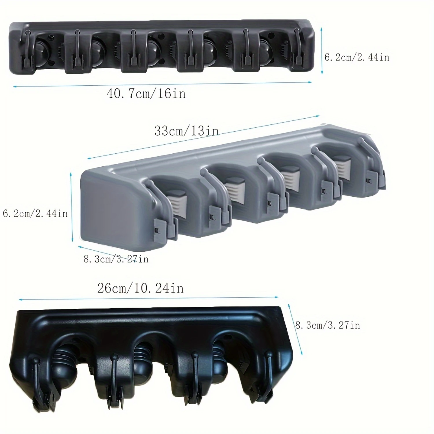 Элегантный дизайн Легко устанавливаемый держатель для швабры и метлы в
