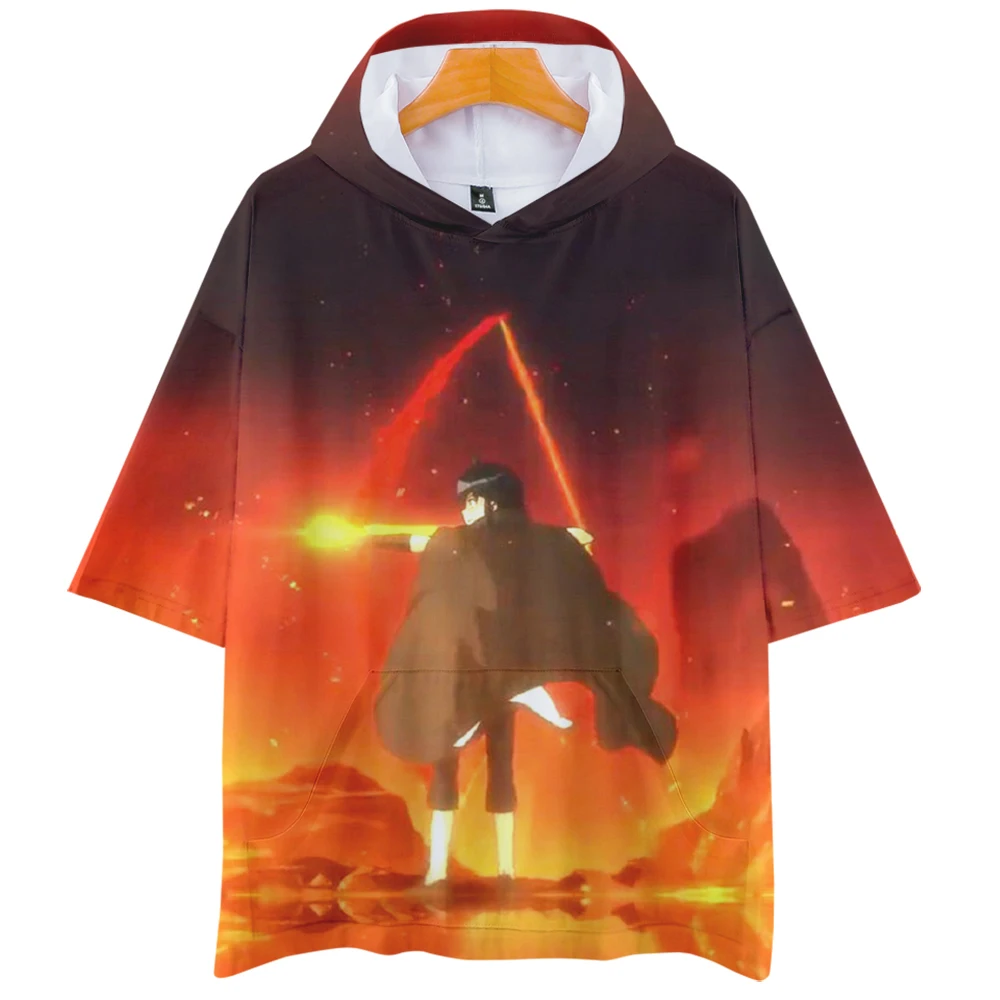 

Tsukimichi Moonlit Fantasy Anime Hooded T-shirts 3D Women/Men Summer Short Sleeve Tshirt Harajuku Streetwear Fashion Clothes
