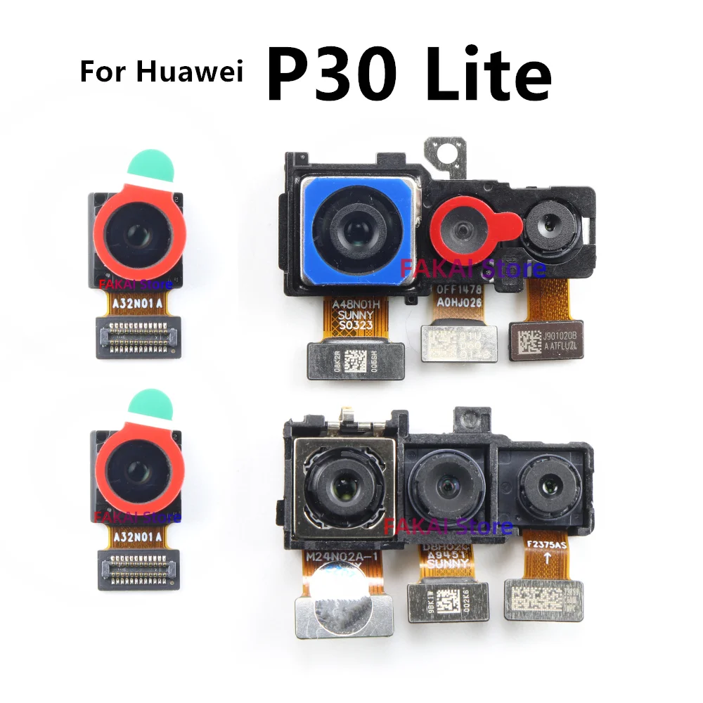 

Оригинальная передняя и задняя камеры для Huawei P30 Lite, P30Lite, модуль основной камеры, запасные части