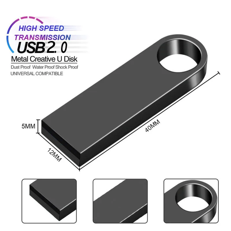 Металлическая USB-флеш-накопитель Alunx ёмкость 128 ГБ - 64 4 32 8 1 шт