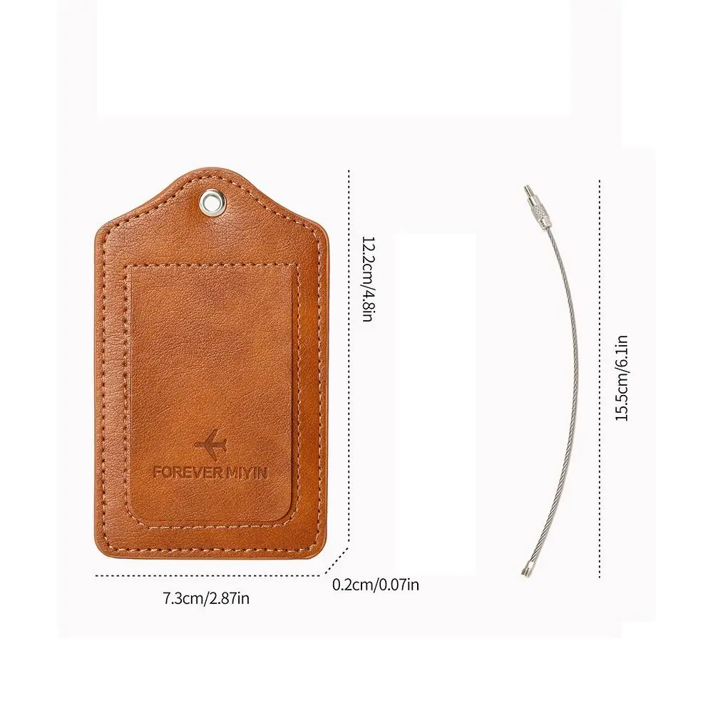 Ярлык для багажа со встроенной защитной крышкой 1 шт.