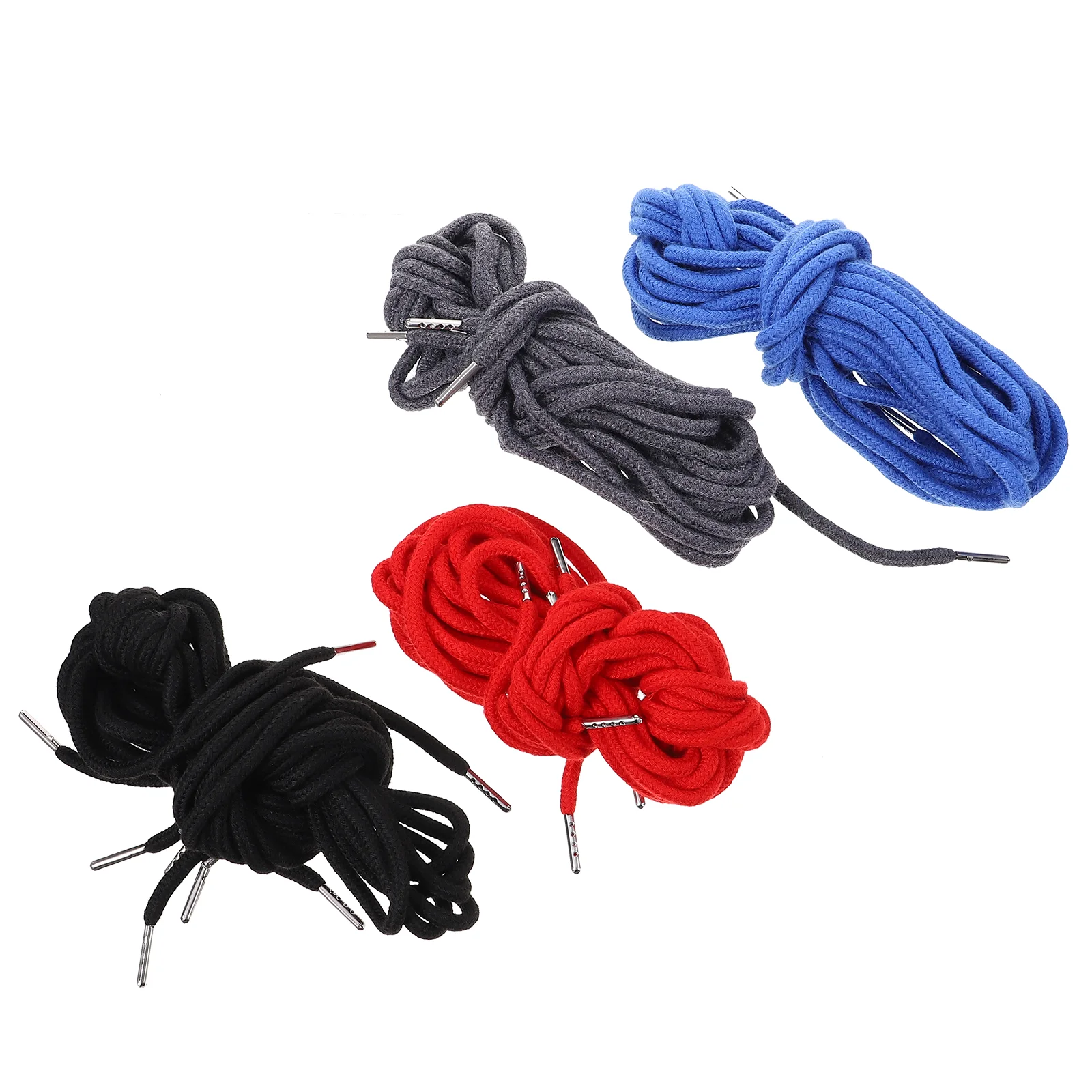 

24 Pcs Waist Drawstring Sweatshorts Threader Cords Hoodies Replacement Drawstrings Tweezers Universal Cotton Pants