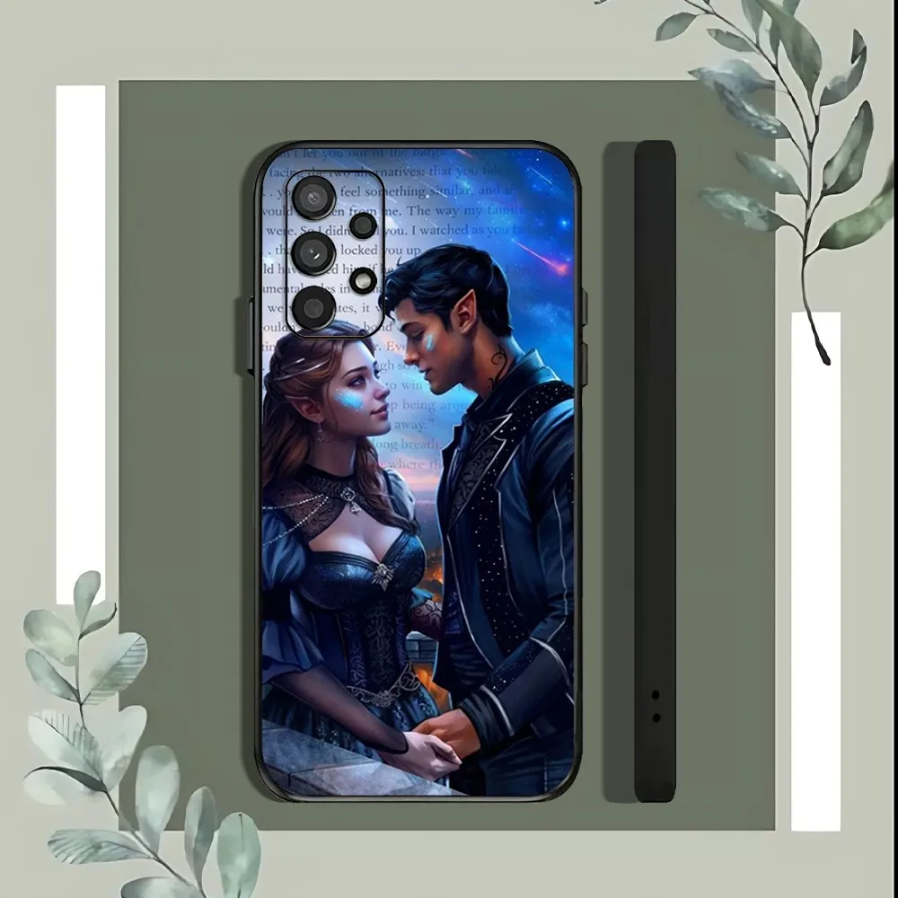 Фото Acotar Court M-Mist And Fury Phone Case For Samsung Galaxy A52 A12 A51 S21 Edge S22ULTRA S23 S24 Plus Ultra Black Cover №2