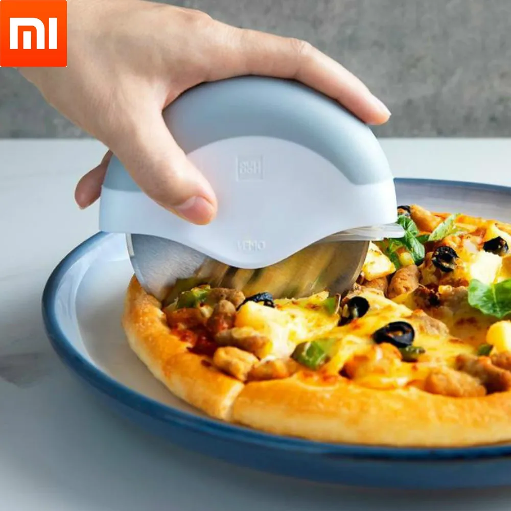 

Xiaomi Mijia Youpin Pizza Cutter Stainless Steel Cake Knife Pizza Wheels knife Removable Kitchen Baking Tools For Pies Waffles