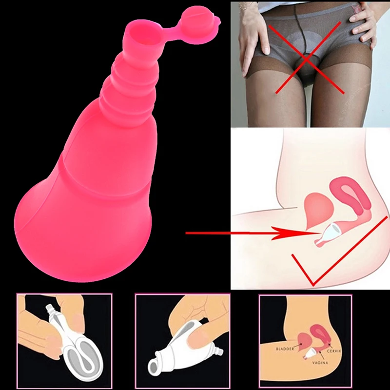 

Reusable Women Menstrual Cup Soft Silicone Menstrual Cup Ladies Period Cups Feminine Hygiene Products