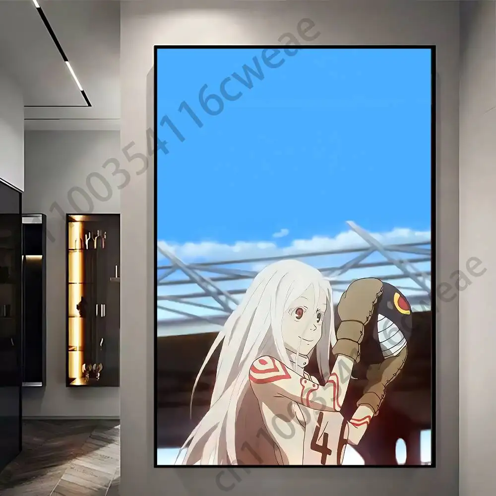 Фото Настенный постер-принт D-Deadman Wonderland для декора гостиной, спальни и дома. №4