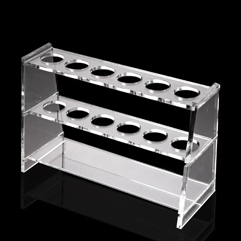 

High Quality 10ml 25ml 50ml 100ml Color Comparison Tube Rack Colorimeter Tube Stand 6/12 Holes Single and Double Layers
