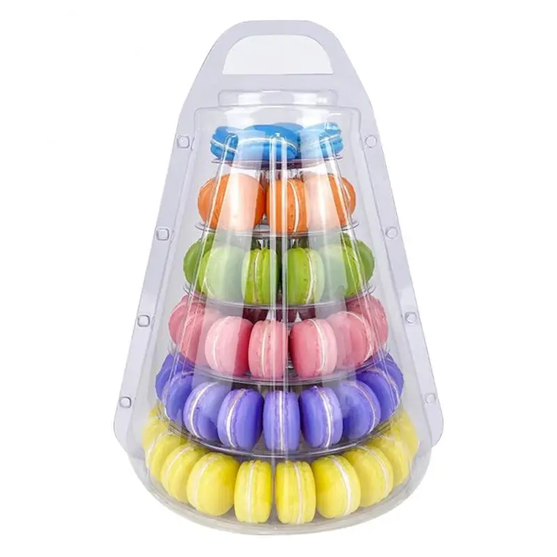 

Macaron Tower 4/6 Tiers Cupcake Display Rack Holder Macaroon Display Cake Stand Birthday Party Wedding Decoration Party Tools