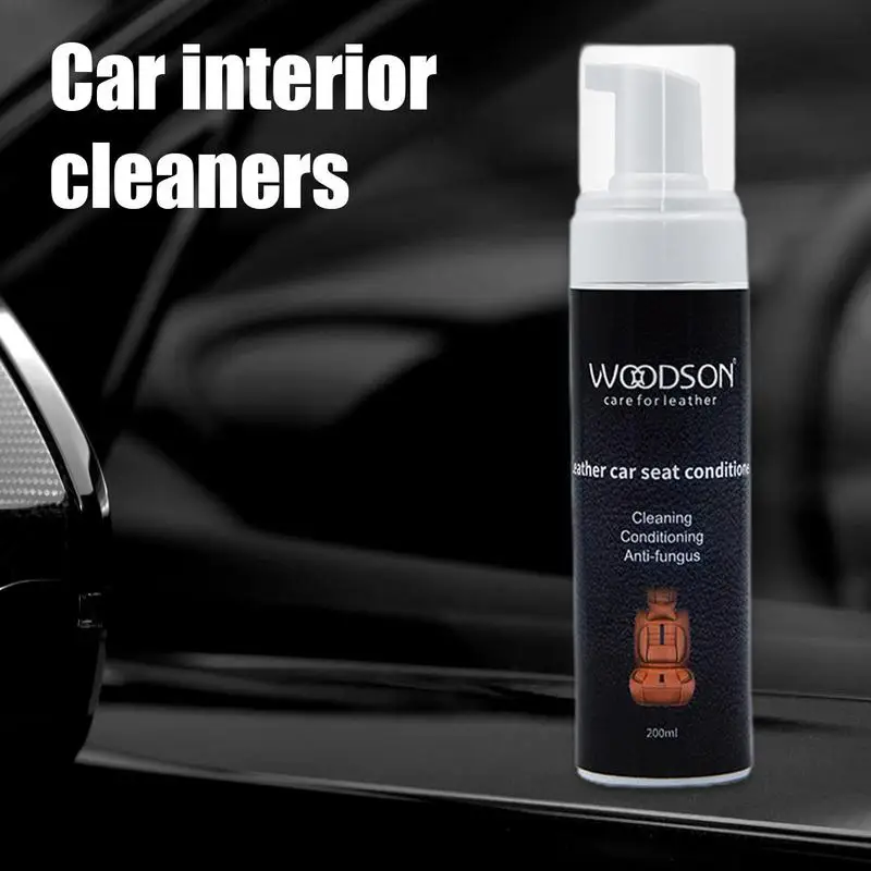 

Foam Cleaner For Car 200ml All Purpose Multifunctional Leather Clean Car Carpet Foam Cleaner Car Interior Cleaning Accessories