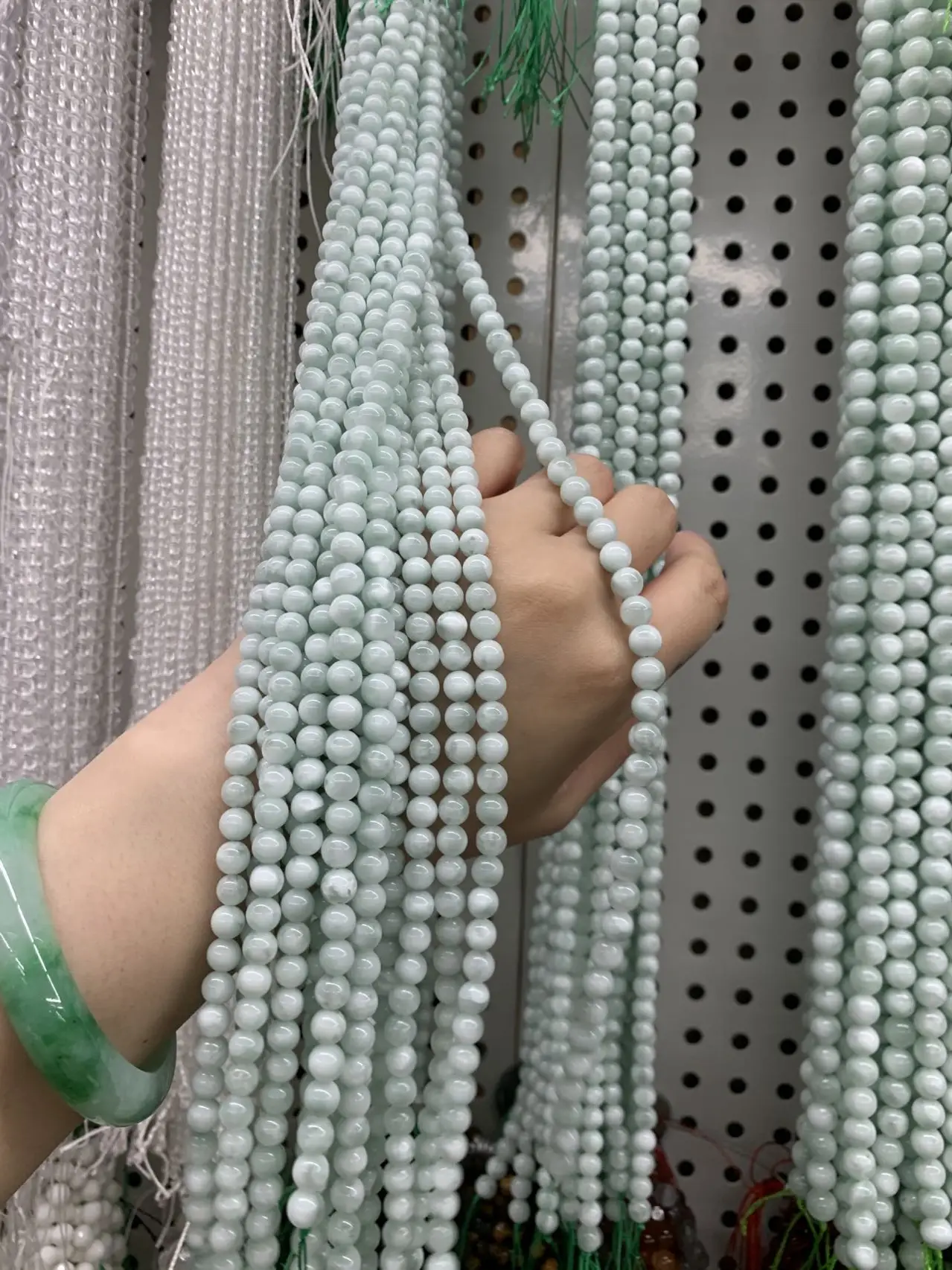 

Loose Beads Bue Larimar Round 6/8/10/12mm 14" for DIY Jewelry Making Nature Gem Stone