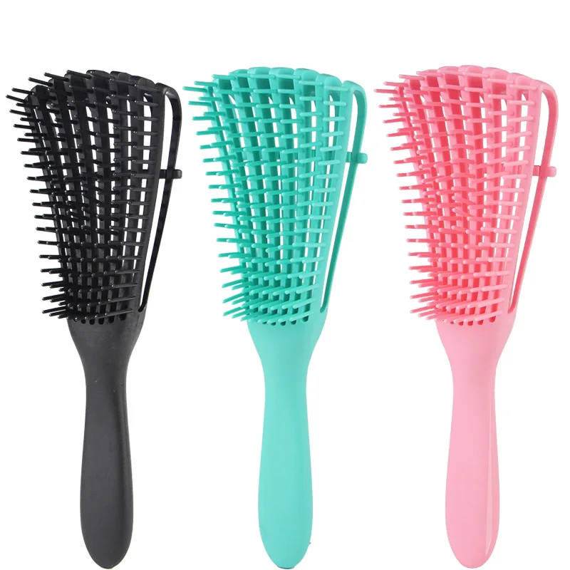 

Detangling Hair Brush Natural Hair Detangler Tangle Removal Comb Powerful Function Non-slip Design 1p for Curling Wavy Long Hair