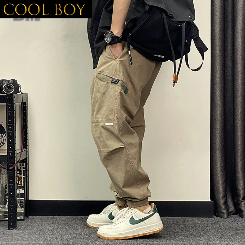 J BOYS Boutique Japanese Streetwear Outdoor Cargo Pants Harajuku Loose Casual Trousers Men Clothing Korean Jogging Pants Tactica