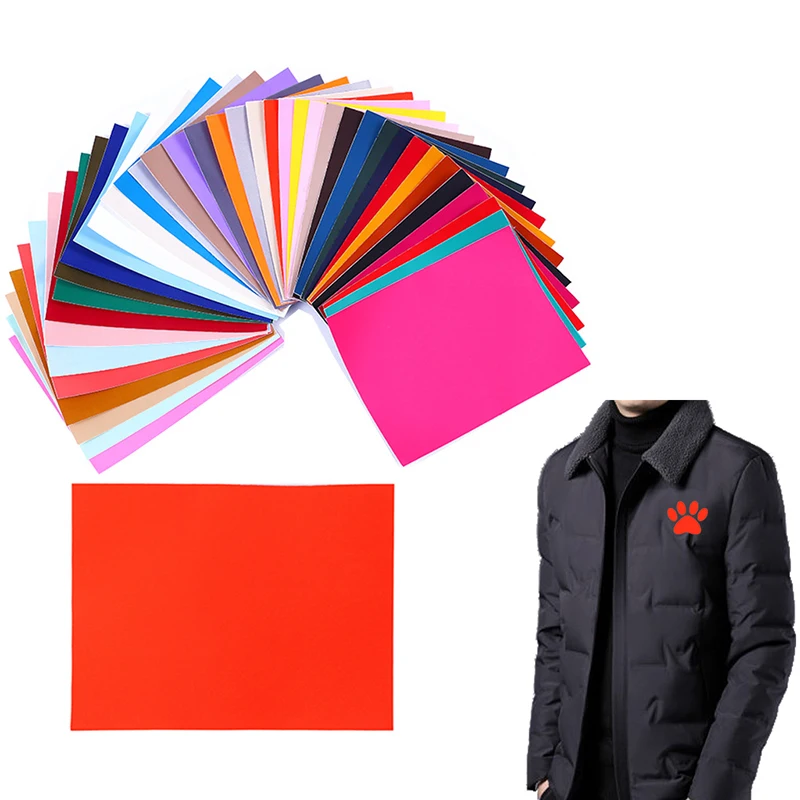 Нейлоновые ремонтные патчи 20x10 см, самоклеящиеся патчи 34 Цвета, водонепроницаемые ремонтные патчи для одежды, пуховой куртки, ремонт отверстий