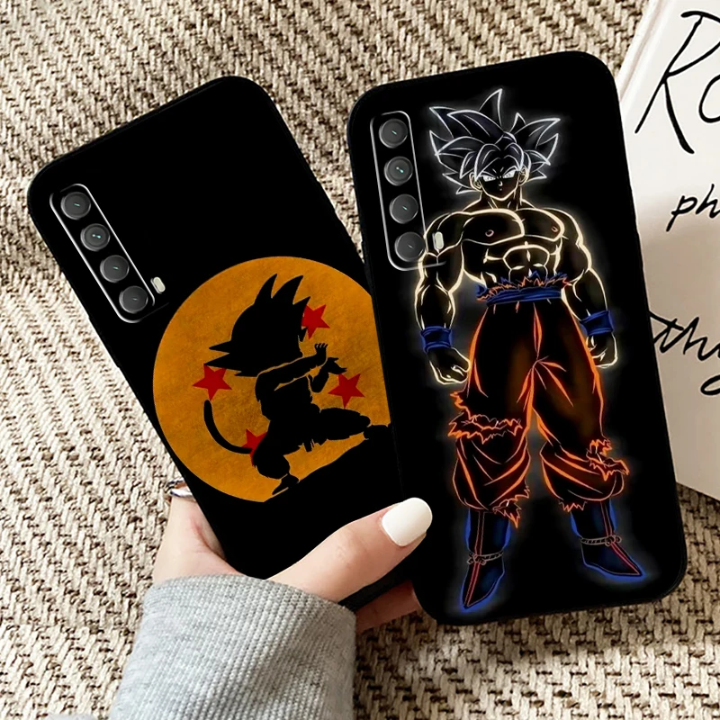 

Dragon Ball Anime Phone Case For Huawei P40 P30 P20 P10 Lite Honor 9 10 20 Pro 7X 8X 9X Prime P Smart Z 2021 Soft Coque Black