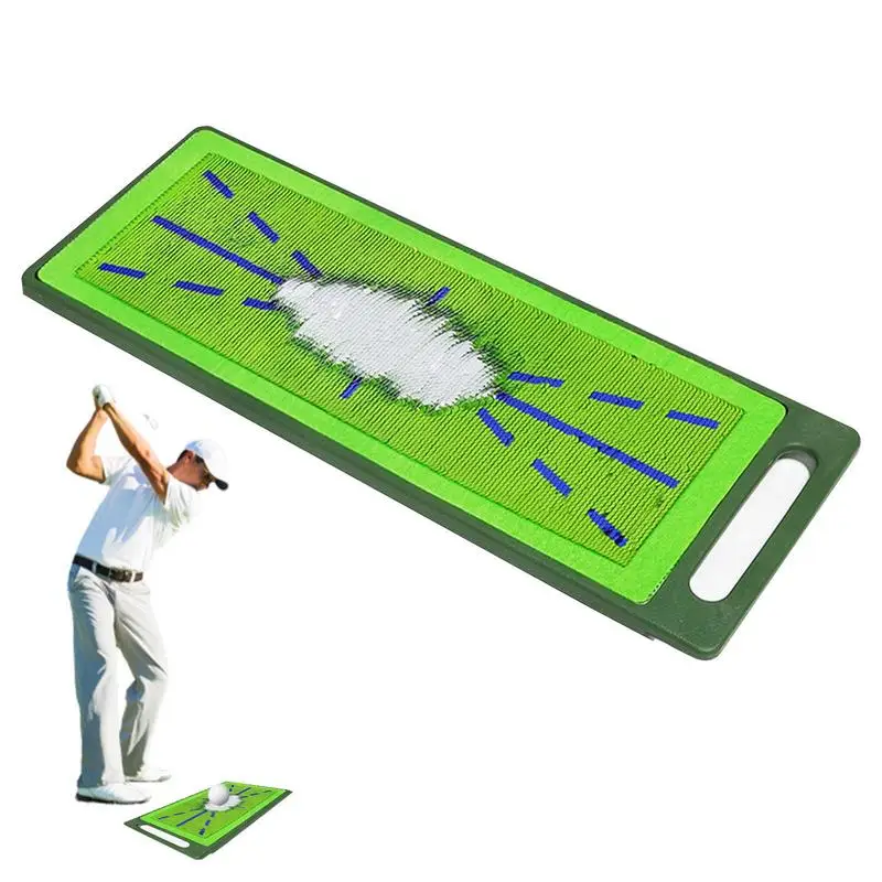 

Golf Swing Mat Golf Hitting Analysis Trainer Swing Moving Path Pad Correct Hitting Posture Golf Training Pads For Indoor Outdoor