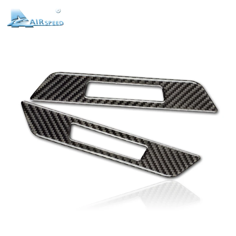 

AIRSPEED 2 шт. углеродное волокно для BMW 5 серии G30 2016-2021 внутренняя отделка кнопки регулировки переднего сиденья автомобиля рамка наклейка