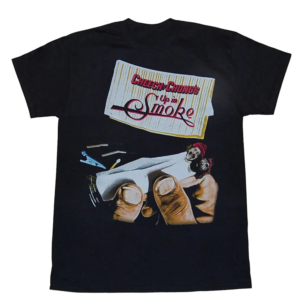 Новая футболка Cheech and Chong Up In Smoke Movie черная размеры от S до 5Xl
