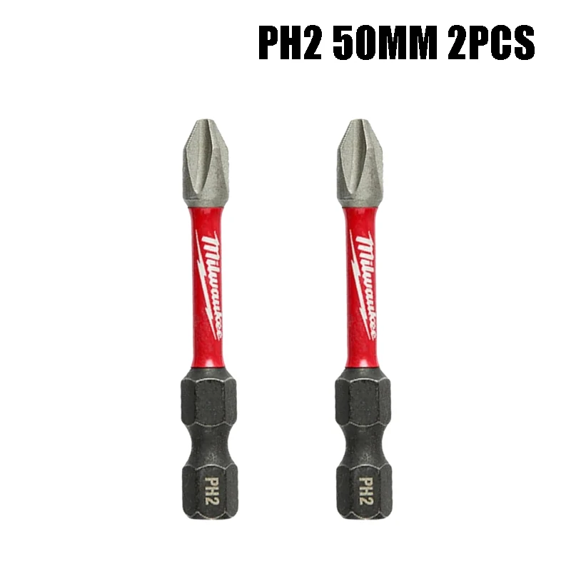 Milwaukee PH2 57/89/25 мм ударная бита из высокоскоростной стали, износостойкость, отдельная продажа, отдельно аксессуары для электроинструментов