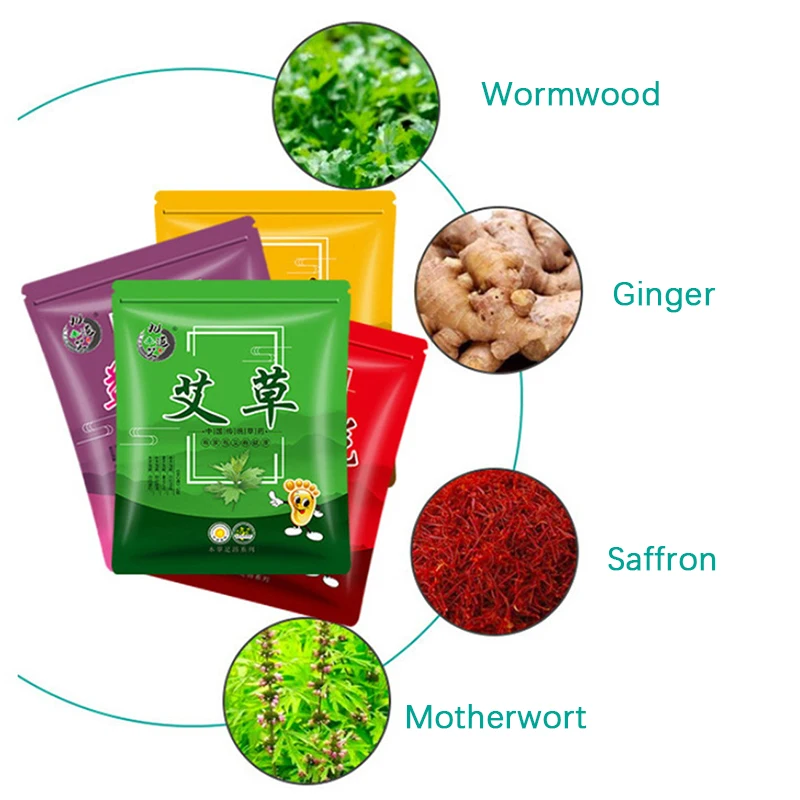 Лекарство для ног 30 шт. ванны спа-пакеты с травами полынья горячее купание уход за