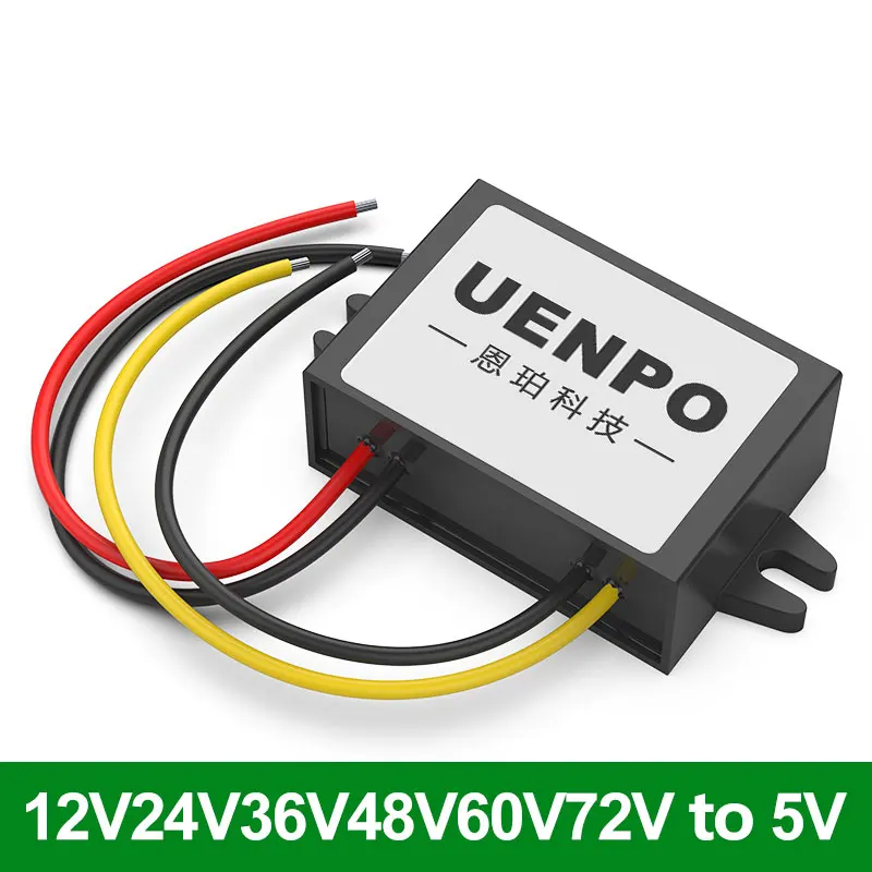 Понижающий преобразователь DC-DC 8V-90V to 5V 10A 12V 24V 36V 48V 60V 72V 50W понижающий модуль